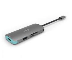 i-tec USB-C Metal Nano Dock 1x HDMI 4K PD Kartenleser 60W