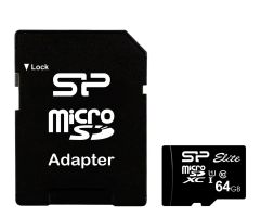 Silicon Power 64GB Elite R85 microSDXC Kit Flash-Speicherkarte