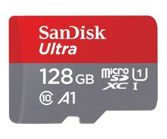 SanDisk 128GB microSDXC Ultra A1 C10 UHS-I U1