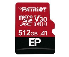Patriot 512GB EP microSDXC 100/80MB (Lesegeschwindigkeit/Schreibgesc