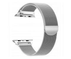 Tech-Protect Milanaiseband-Armband für Apple Watch silber