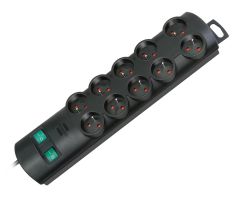 Brennenstuhl Primera-Line - 10 Steckdosen, 2m, schwarz