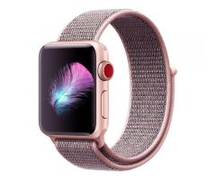 Tech-Protect Nylonarmband für Apple Watch rosa Sand