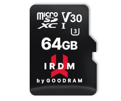 GOODRAM 64GB microSDXC IRDM 100MB/s UHS-I U3 V30