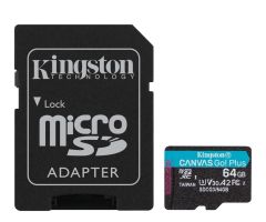 Kingston Canvas Go! Plus 64GB microSDXC 170MB/s V30 A2
