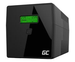 Green Cell USV (1000VA/700W, 2x IEC, 2x Schuko, AVR, LCD)