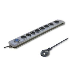 Qoltec Quick Switch - 8 Steckdosen, 1,8m