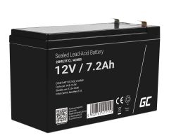 Green Cell AGM-Batterie 12V 7,2Ah