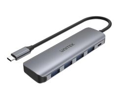 Unitek USB-C-HUB – 4x USB 3.1, Micro-USB