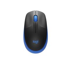 Logitech M190 Maus Kabellos blau
