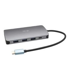 i-tec USB-C Metal Nano Travel Dock HDMI VGA LAN SD PD-Leser 100 W