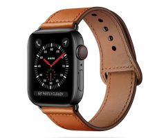 Tech-Protect Lederarmband für Apple Watch braun