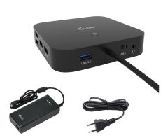 i-tec USB-C Dual Display Dock 1x DP 1x HDMI PD 100W + Ladegerät 112W