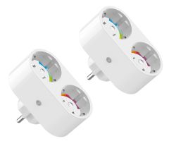 Gosund SP211 Doppel-Smart-WLAN-Steckdose - 2 Stk.