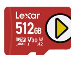 Lexar 512GB microSDXC PLAY A2 V30 U3