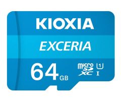 KIOXIA 64GB microSDXC Exceria 100MB/s C10 UHS-I U1