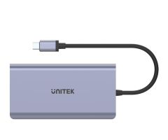 Unitek USB-C - 2x USB 3.1, HDMI, DP, RJ-45