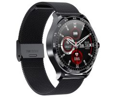 Garett Women Maya 45mm Kunststoffgehäuse schwarz Metallarmband schw