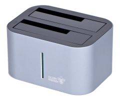 Silver Monkey Docking Station 2x HDD 2.5"/3.5"