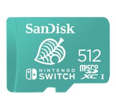 SanDisk 512GB microSDXC 100MB/s A1 V30 Nintendo Switch