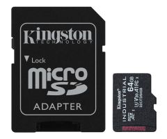 Kingston 64GB microSDHC Industrial C10 A1 pSLC