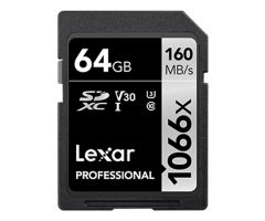 Lexar 64GB 1066x Professional SDXC UHS-I U3 V30