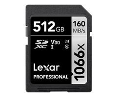 Lexar 512GB 1066x Professional SDXC UHS-I U3 V30