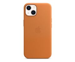 Apple Leder Case iPhone 13 goldenbraun