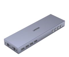 Unitek 4K HDMI 2.0 KVM-Switch 4 Eingänge, 1 Ausgang + USB