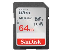 SanDisk 64GB SDXC Ultra 140MB/s C10 UHS-I