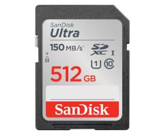 SanDisk 512GB SDXC Ultra 150MB/s C10 UHS-I