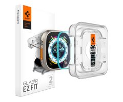 Spigen Gehärtetes Glas Glas.TR EZ-FIT 2er-Pack für Apple Watch