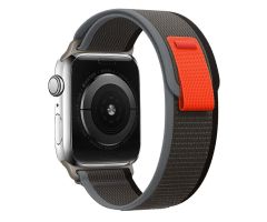 Tech-Protect Nylonarmband für Apple Watch schwarz/orange