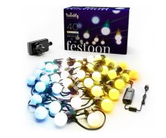 Twinkly Smarte Gartenlampen - Festoon Line 40 LED AWW