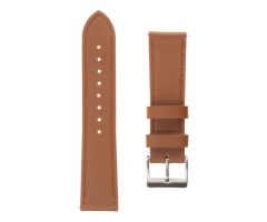 FIXED Lederarmband für Smartwatch (22mm) breit braun