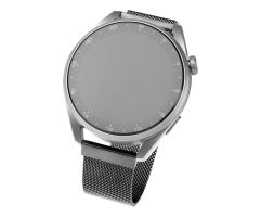 FIXED Mesh-Armband für Smartwatch (20 mm) breit, schwarz