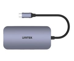Unitek N9+ USB-C HDMI-Hub, PD 100 W, Kartenleser