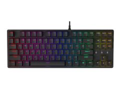 SMX SMGK1000 Kailh Brown RGB Gaming Tastatur USB US-Layout QWE