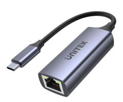 Unitek USB-C - RJ45 1Gbit LAN-Adapter, PD 100W