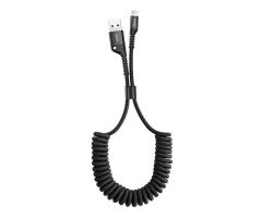 Baseus USB-A - Lightning Spring Kabel 1m (2A, schwarz)