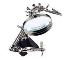 In Line Standständer mit Lupe und Griffen