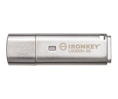 Kingston 64GB IronKey Locker+ 50 AES USB w/256bit Encryption