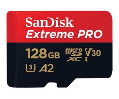 SanDisk 128GB microSDXC Extreme PRO 200MB/s A2 C10 V30 UHS-I U3