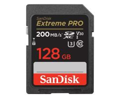 SanDisk 128GB SDXC Extreme PRO 200MB/s A2 C10 V30 UHS-I U3