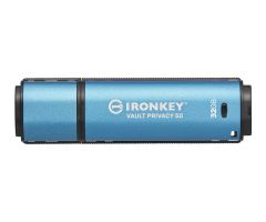 Kingston 32GB IronKey Vault Privacy 50 256bit Encryption