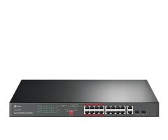 TP-Link 18p TL-SL1218MP (16x10/100Mbit PoE+, 2xSFP/Combo)