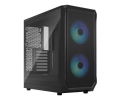 Fractal Design Focus 2 RGB Black TG Clear Tint