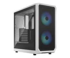 Fractal Design Focus 2 RGB White TG Clear Tint
