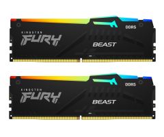 Kingston FURY 32GB (2x16GB) 5600MHz CL36 Beast RGB EXPO AMD