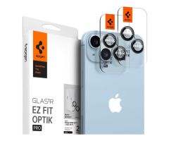 Spigen Optik.TR EZ-FIT 2er-Pack für iPhone 15 / 15 Plus schwarz
